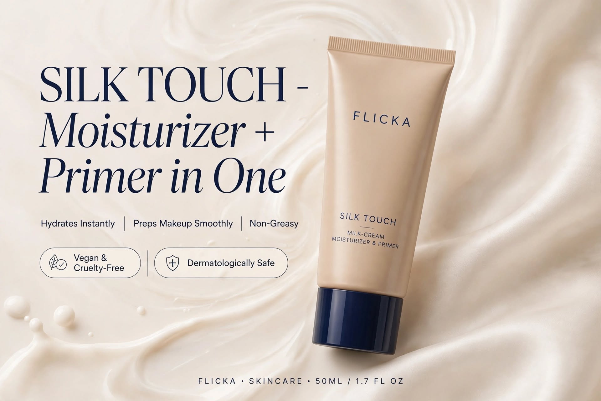 Flicka Silk and Touch moisturizer | Flicks Foundation