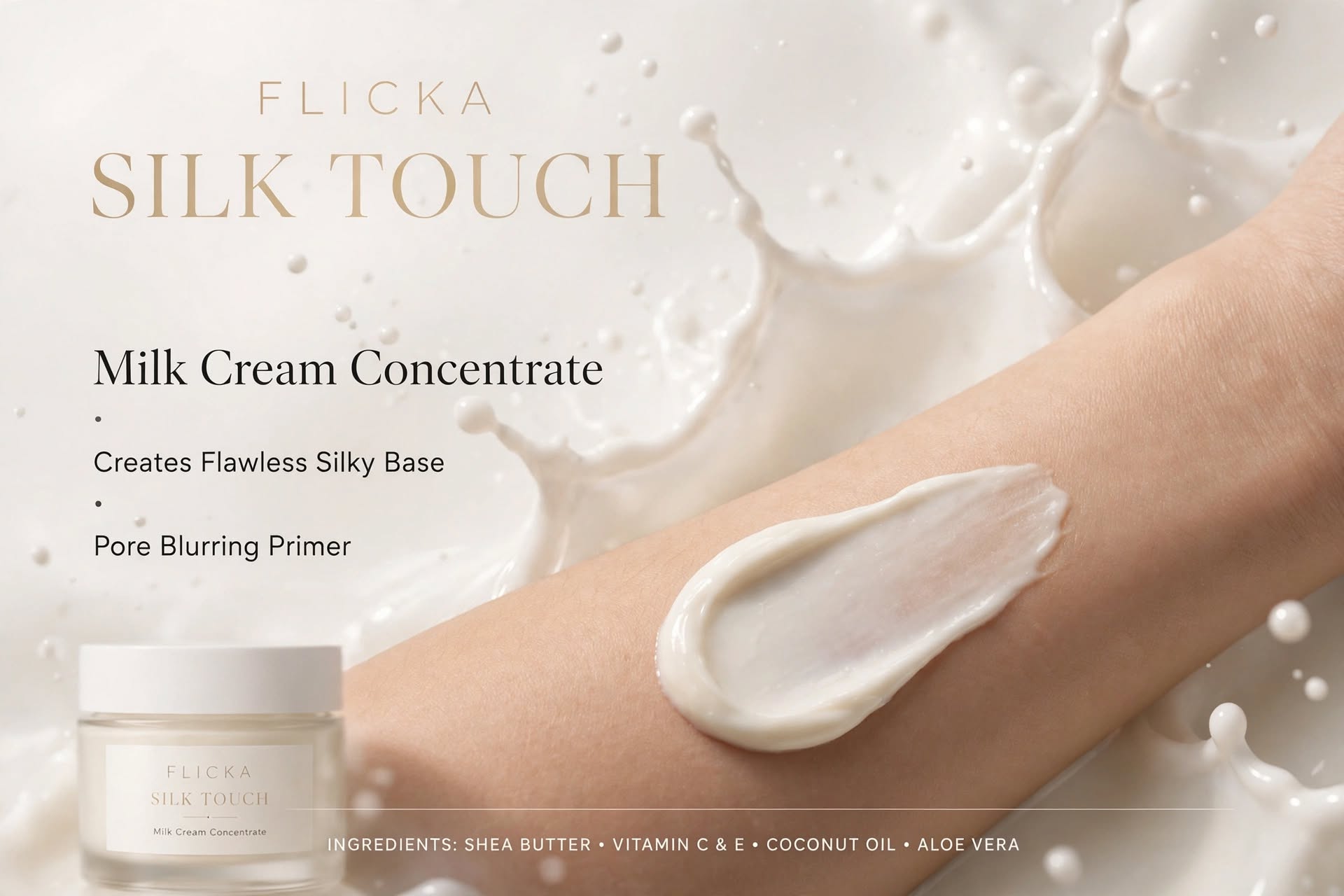 Flicka Silk and Touch moisturizer | Flicks Foundation