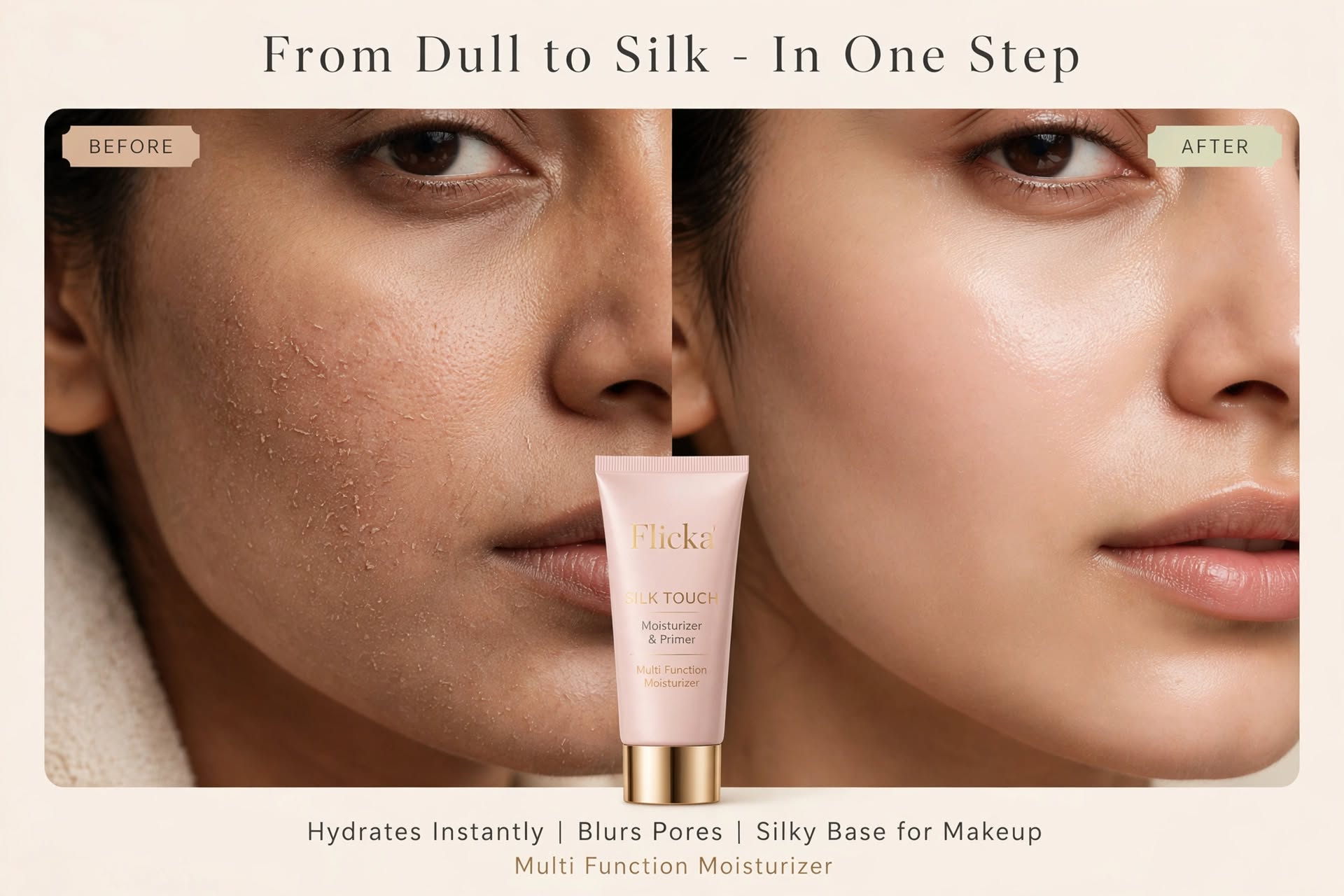 Flicka Silk and Touch moisturizer | Flicks Foundation