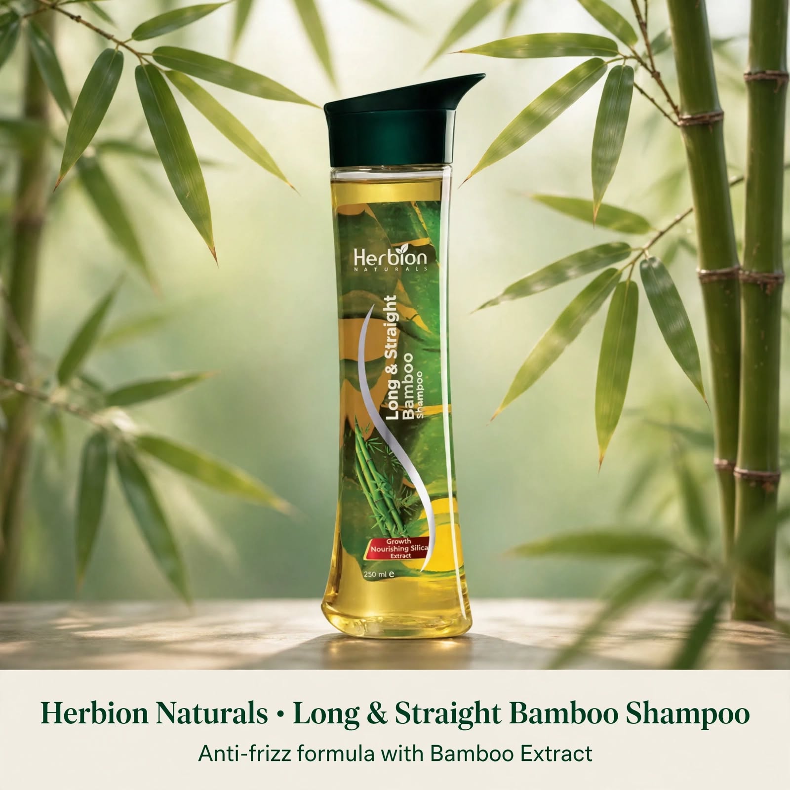CM Herbion Bamboo Long and Straight Hair Shampoo 250ml | Bamboo Extract Hair Care Shampoo