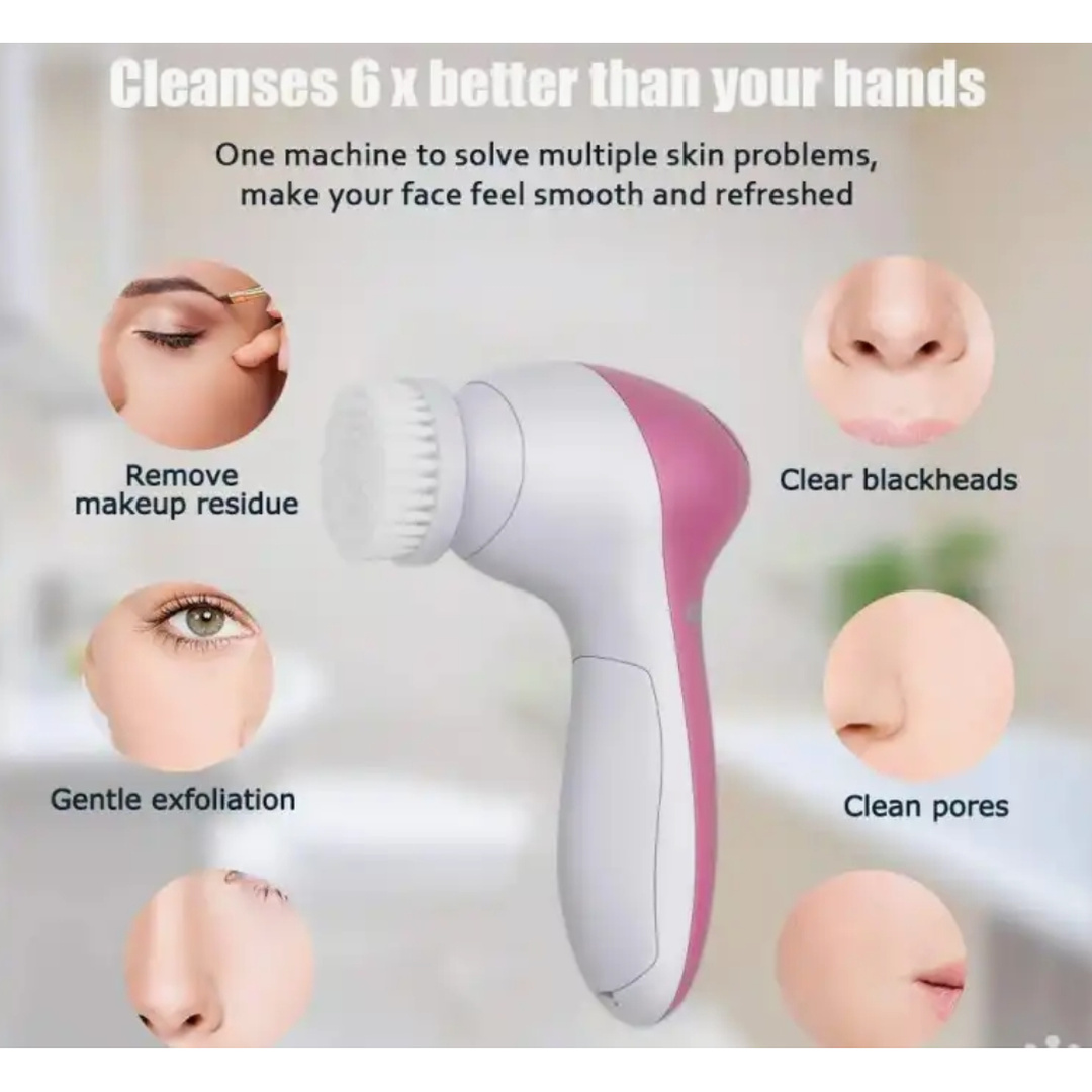 5 in 1 Facial Electric Cleanser & Massager